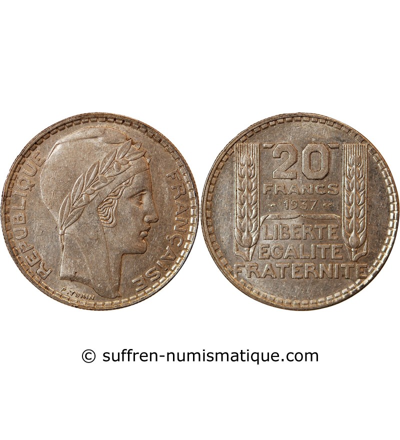 TURIN - 20 FRANCS 1937