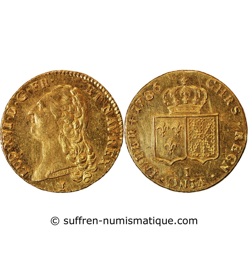 LOUIS XVI - DOUBLE LOUIS D'OR 1786 I LIMOGES