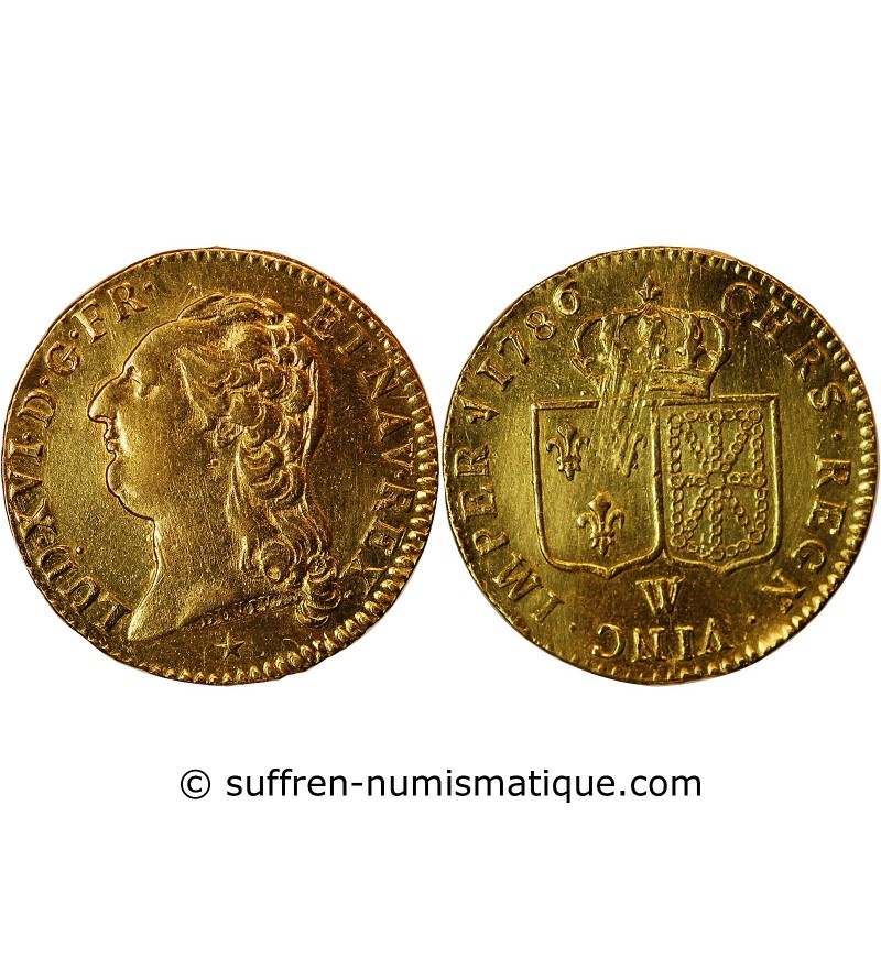 LOUIS XVI - LOUIS D'OR 1786 W LILLE