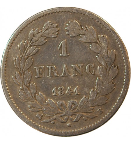 Louis-Philippe- 1 Franc 1845 Rouen