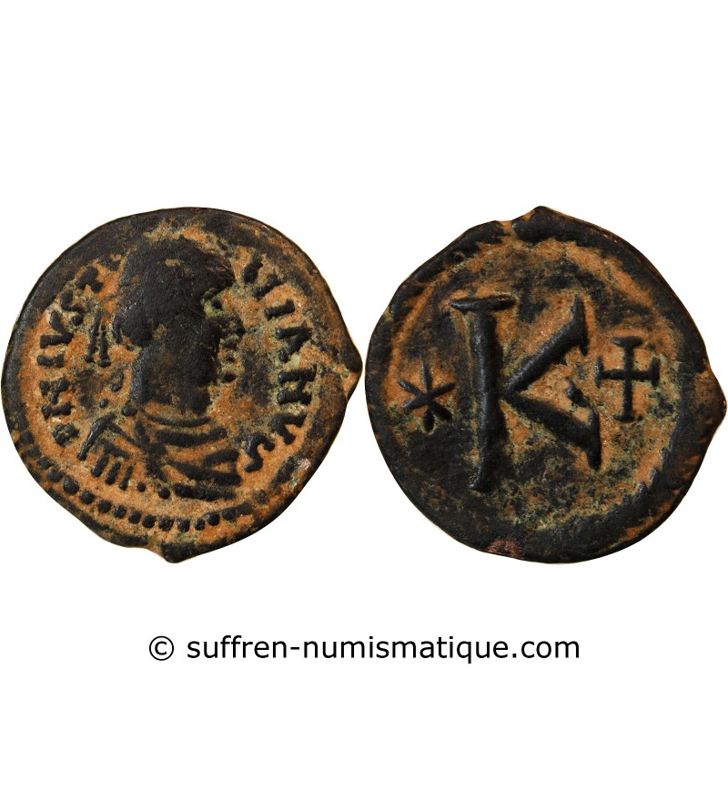 JUSTINIEN Ier﻿﻿ - DEMI-FOLLIS 527 / 565 ROME