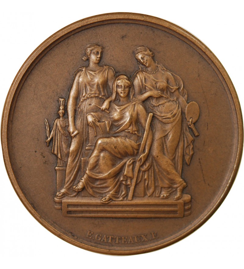 ECOLE NATIONALE DES BEAUX-ARTS - MEDAILLE BRONZE Attribuée En 1908 ...