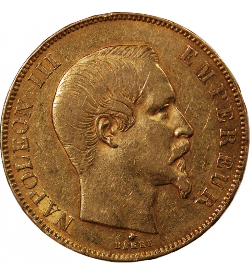 NAPOLEON III ﻿- 50 FRANCS OR 1858 BB STRASBOURG, Or, - Suffren Numismatique