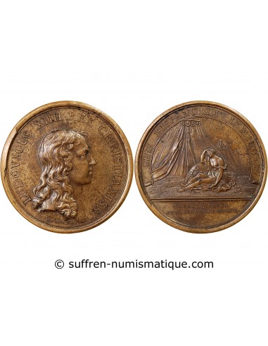 LOUIS XIV - MÉDAILLE MAUGER 1656 - PRISE DE LA CAPELLE